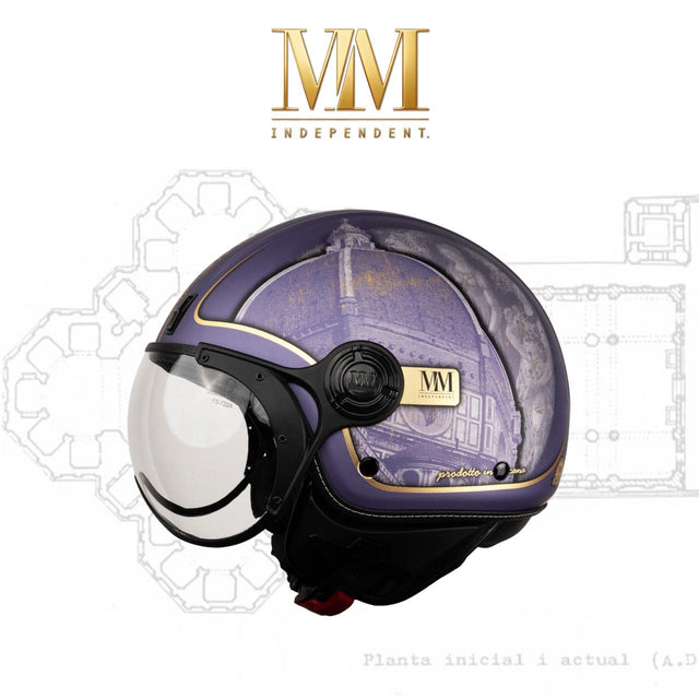 Che significati racchiude il casco jet con grafica Firenze