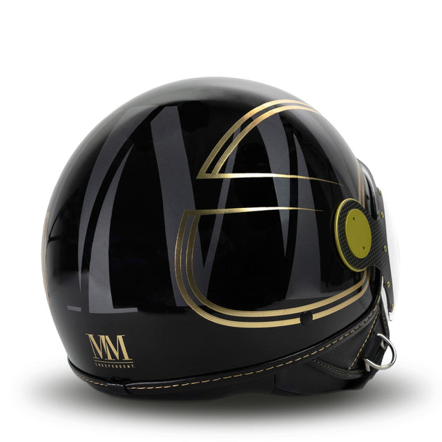 Casco elegante en negro MM Independent