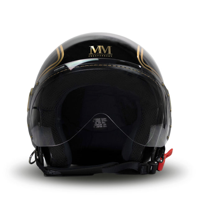 Casco elegante en negro MM Independent