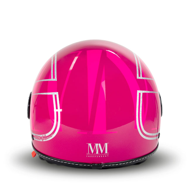 Casco elegante en Fuxia Glitter MM Independent