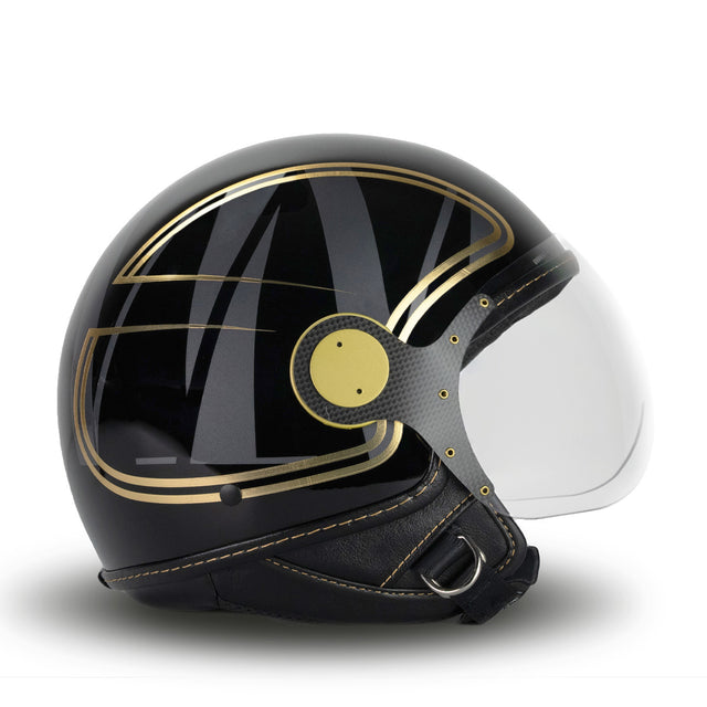 Casco elegante en negro MM Independent