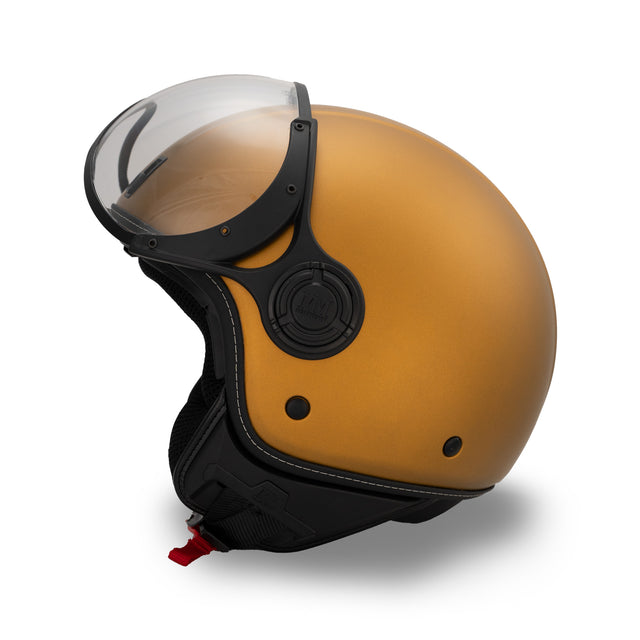 Casco JET A-Ventura Gold Monocromo di MM Independent