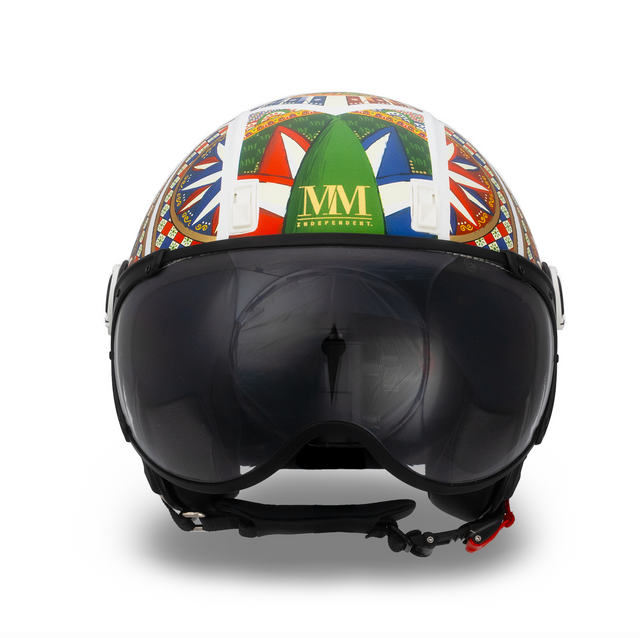 Cartro de jet de casco Siciliano MM Independent Limited Edition