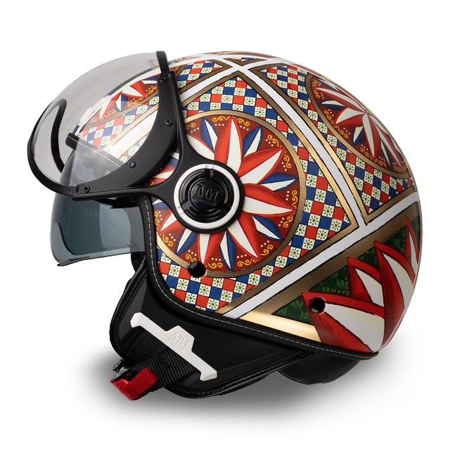 Cartro de jet de casco Siciliano MM Independent Limited Edition