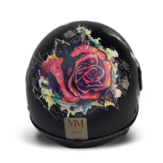 Tatuaje rosa negro mm casco independiente