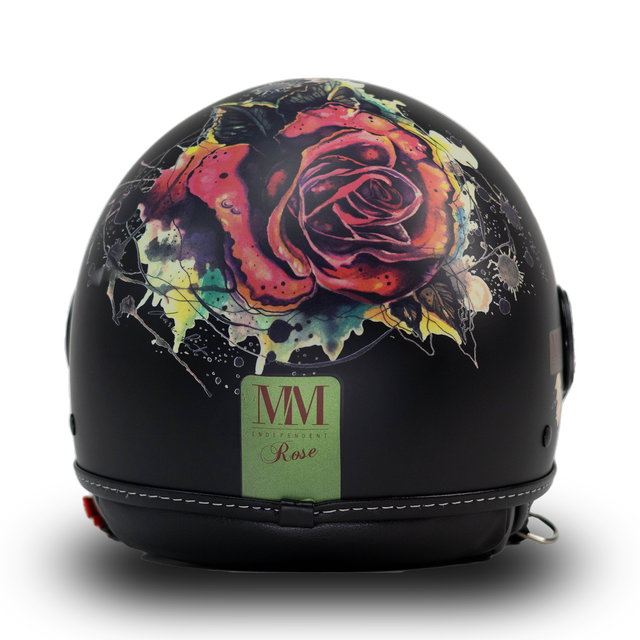 Tatuaje rosa negro mm casco independiente