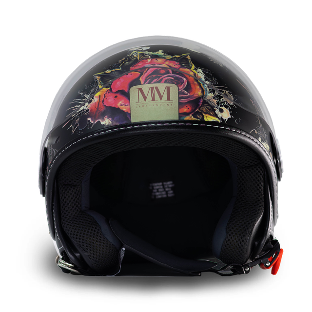 Tatuaje rosa negro mm casco independiente