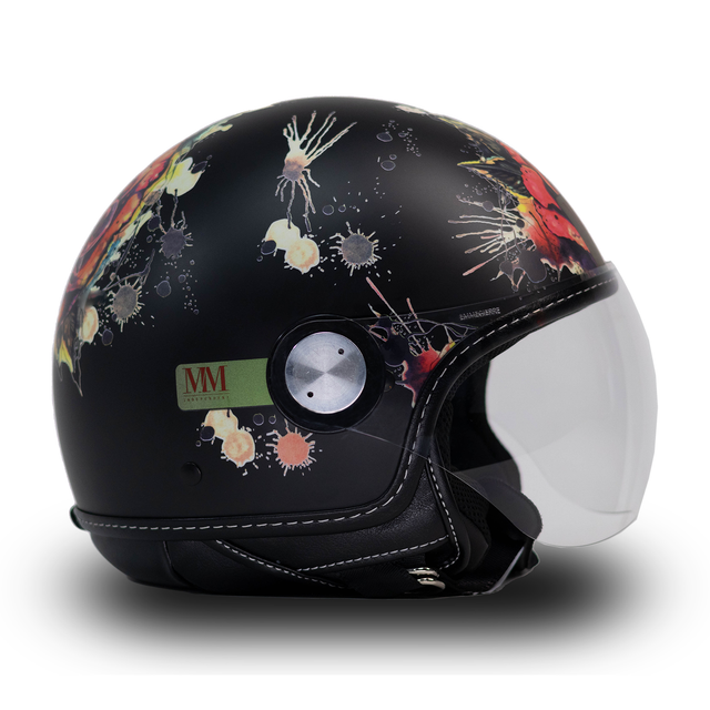 Tatuaje rosa negro mm casco independiente