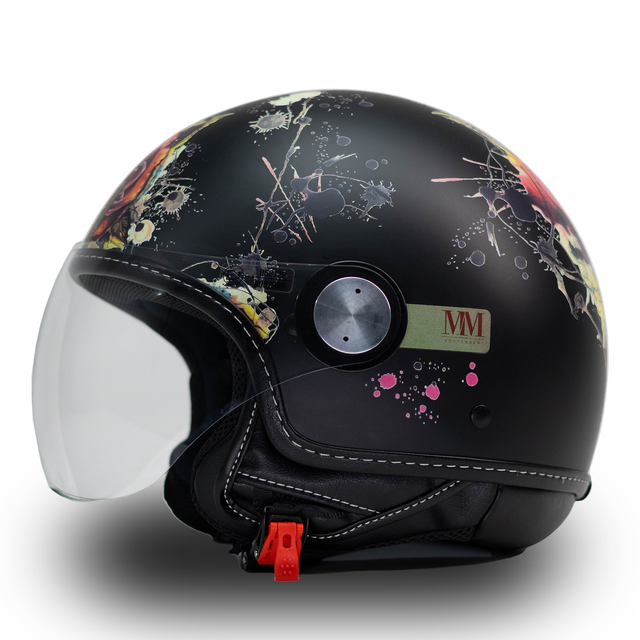 Tatuaje rosa negro mm casco independiente