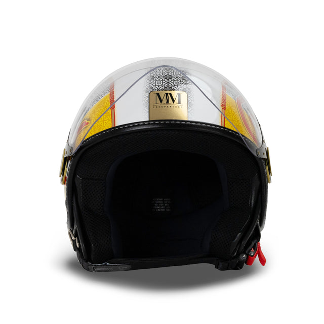 Sicilia Trinacria 2.0 Casco rojo amarillo edición limitada MM Independent