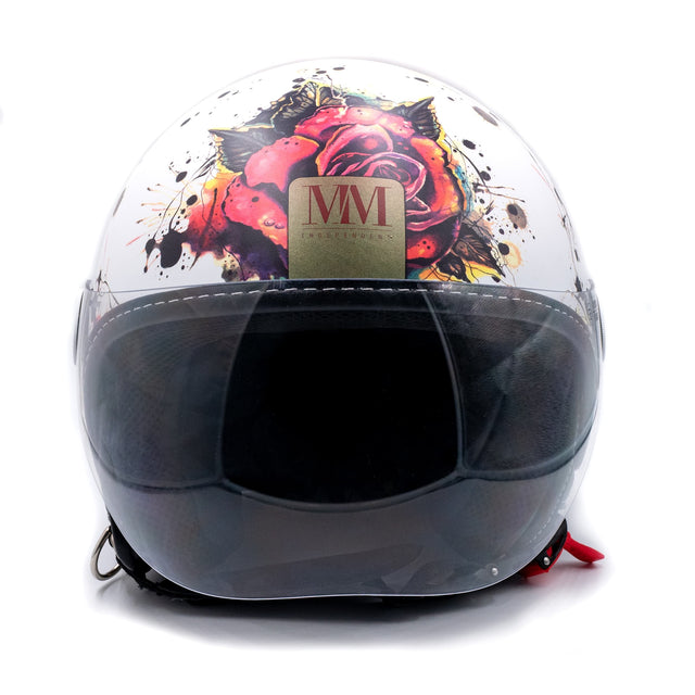 Tatuaje rosa mm casco independiente