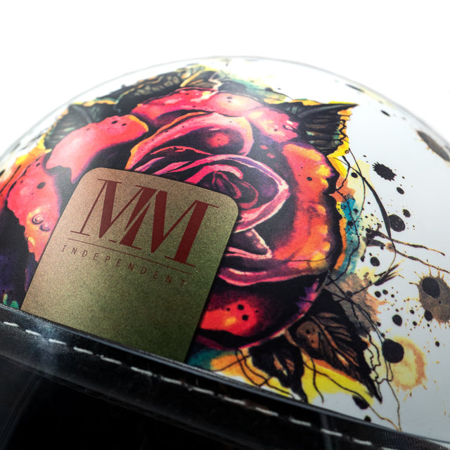 Tatuaje rosa mm casco independiente