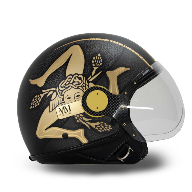 Casco Sicilia Trinacria 2.0 Nero LIMITED EDITION MM Independent